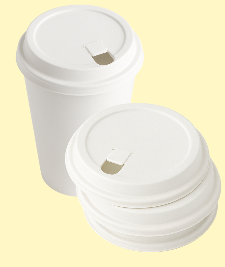 Compostable Paper Cup Lids – Box of 1,000