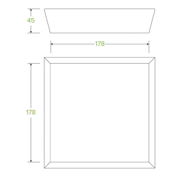 Medium Biodegradable Food Tray